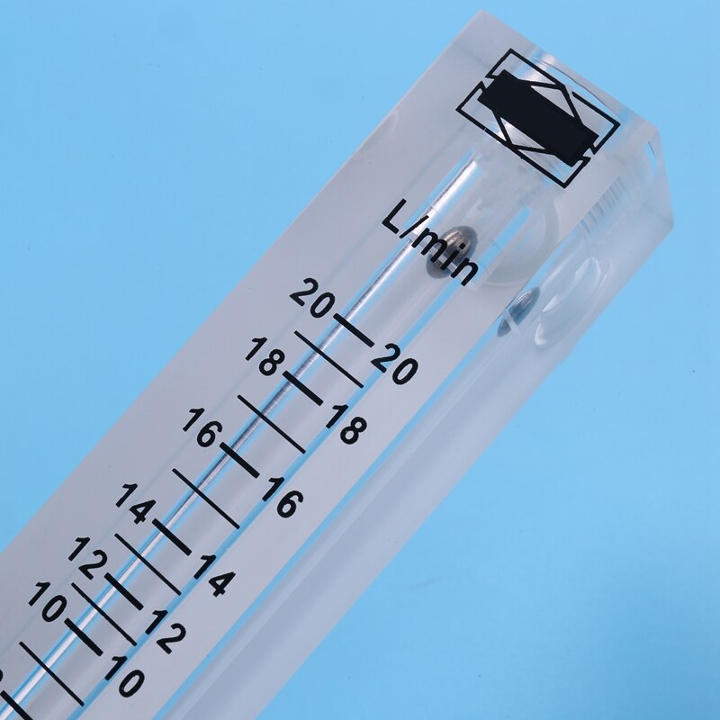 Flowmeter, LZQ-7 Flowmeter 2-20LPM Flow Meter With Control Valve For Oxygen Air Gas