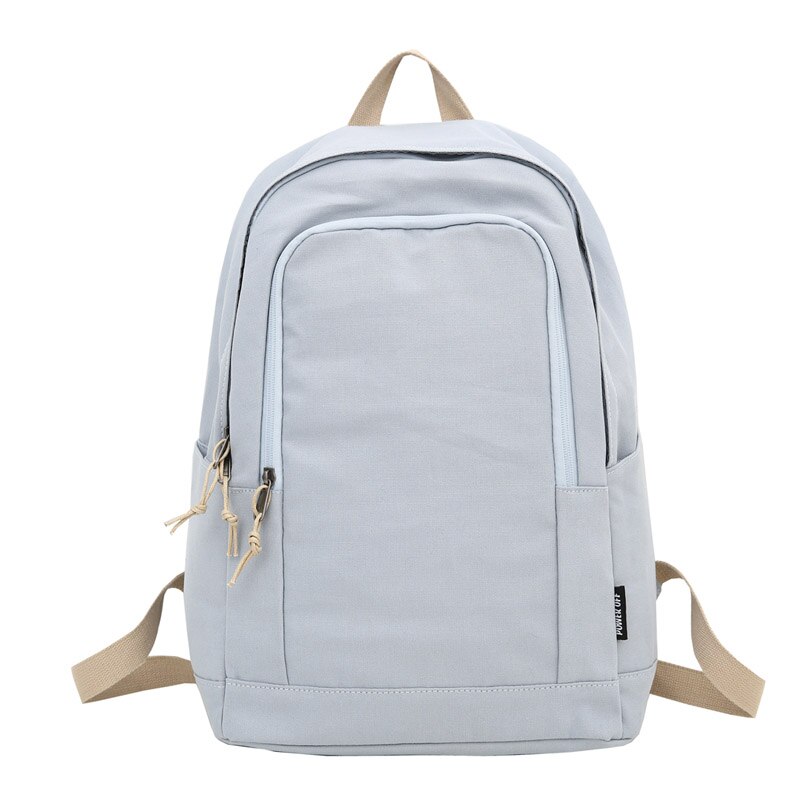 Vrouwen Rugzak Canvas Student Schooltas Voor Tiener Meisjes Unisex Laptop Rugzak Vrouwelijke Reizen Rugzakken Boek Tas: Blue