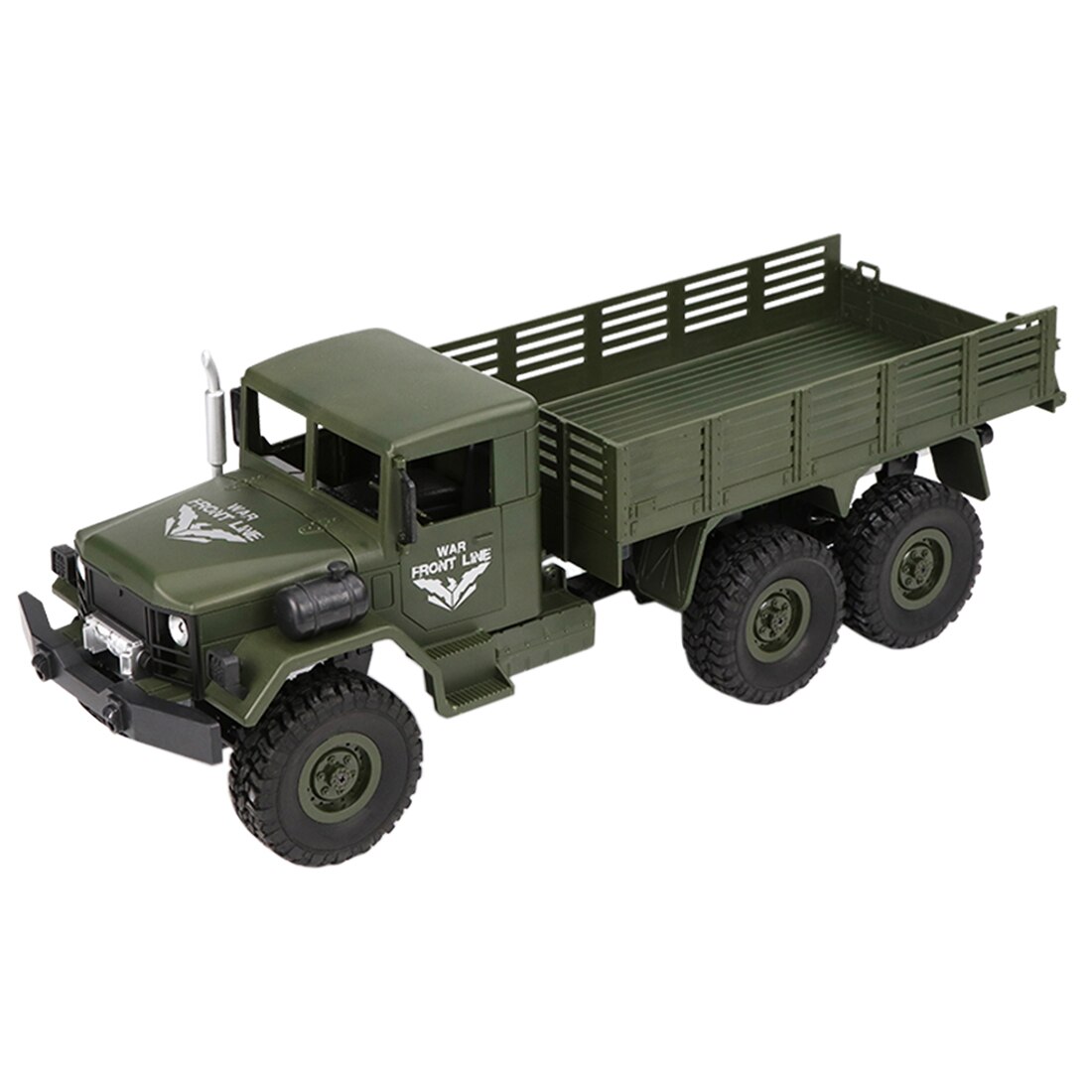 1:16 2.4G 4/6WD RC camions camion militaire escalade voiture tout-terrain véhicule RC militaire modèle de voiture jouet télécommande jouets-jaune: 6WD Olive Drab