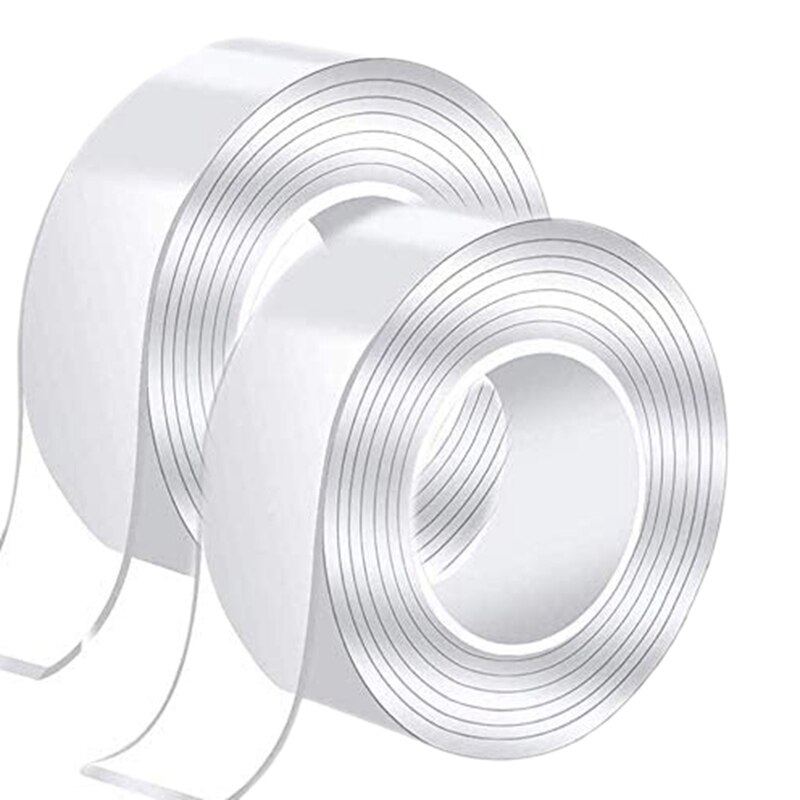 Fita removível resistente dupla face fita adesiva traceless fita lavável fita transparente