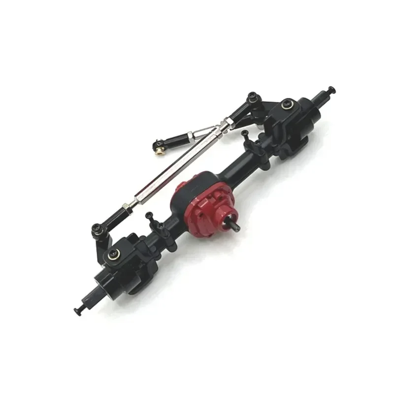 For MN Model 1/12 MN82 LC79 MN78 Metal Upgrade, Front And Rear Axle Assemblies, RC Car Parts: Burgundy
