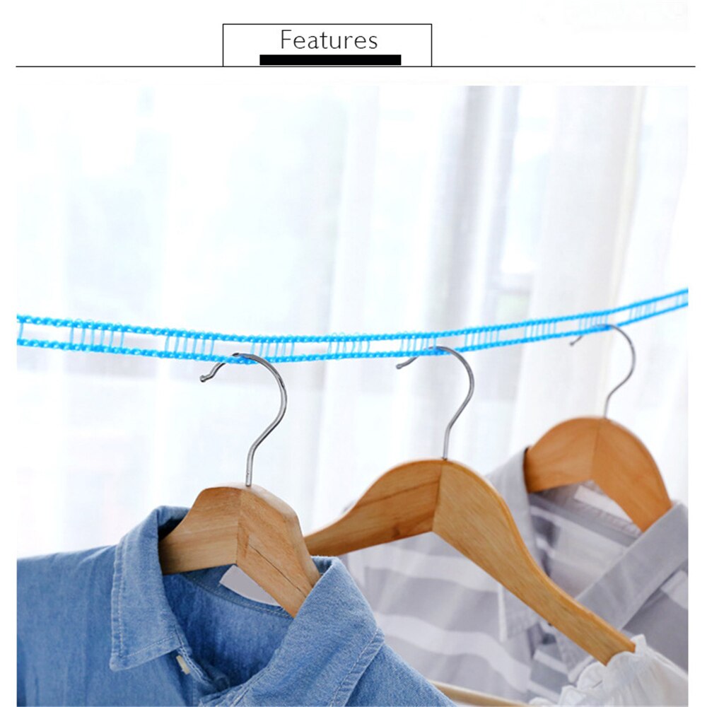 Clotheslines Windbreak Cloth Hanging Rope Clothes Dryer For Outdoor 3 Meters,5 Meters Non-slip