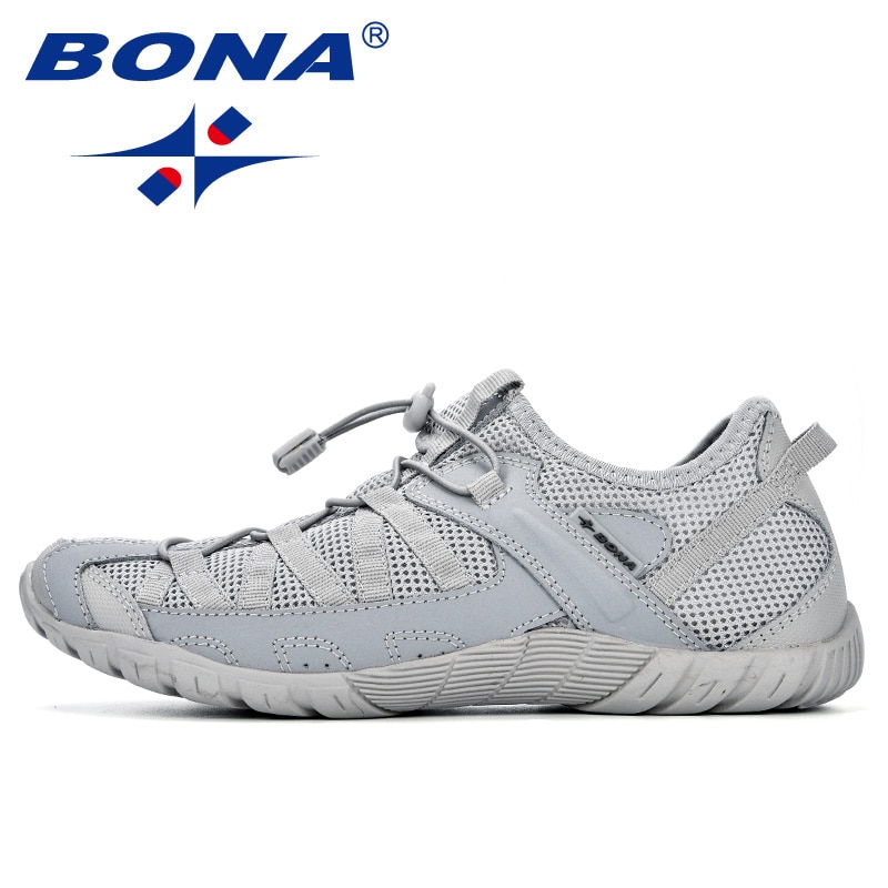 BONA Summer Sneakers Breathable Men Casual Shoes Men Shoes Tenis Masculino Adulto Sapato Masculino Men Leisure Shoe