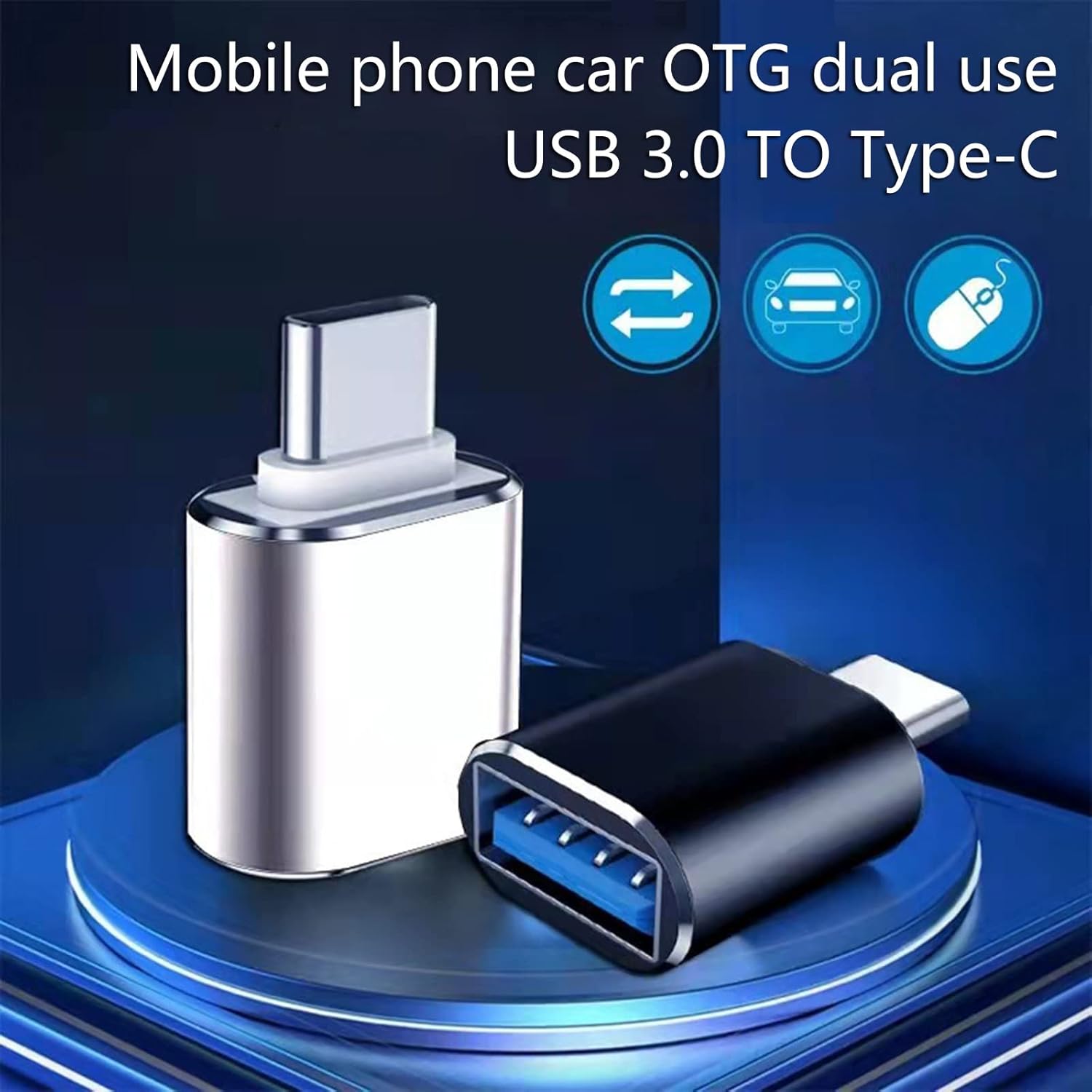 Adapter USB C, konwerter USB C na USB 3.0 typu C męski na USB A żeński złącze wtykowe OTG dla Mac Book iPad iPho