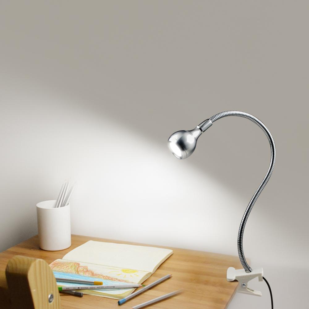 Boek Lichten Usb-poort Power LED Leeslamp Met Clip Houder PC Laptop Computer Flexibele Heldere LED Lamp Licht voor studie Lezen