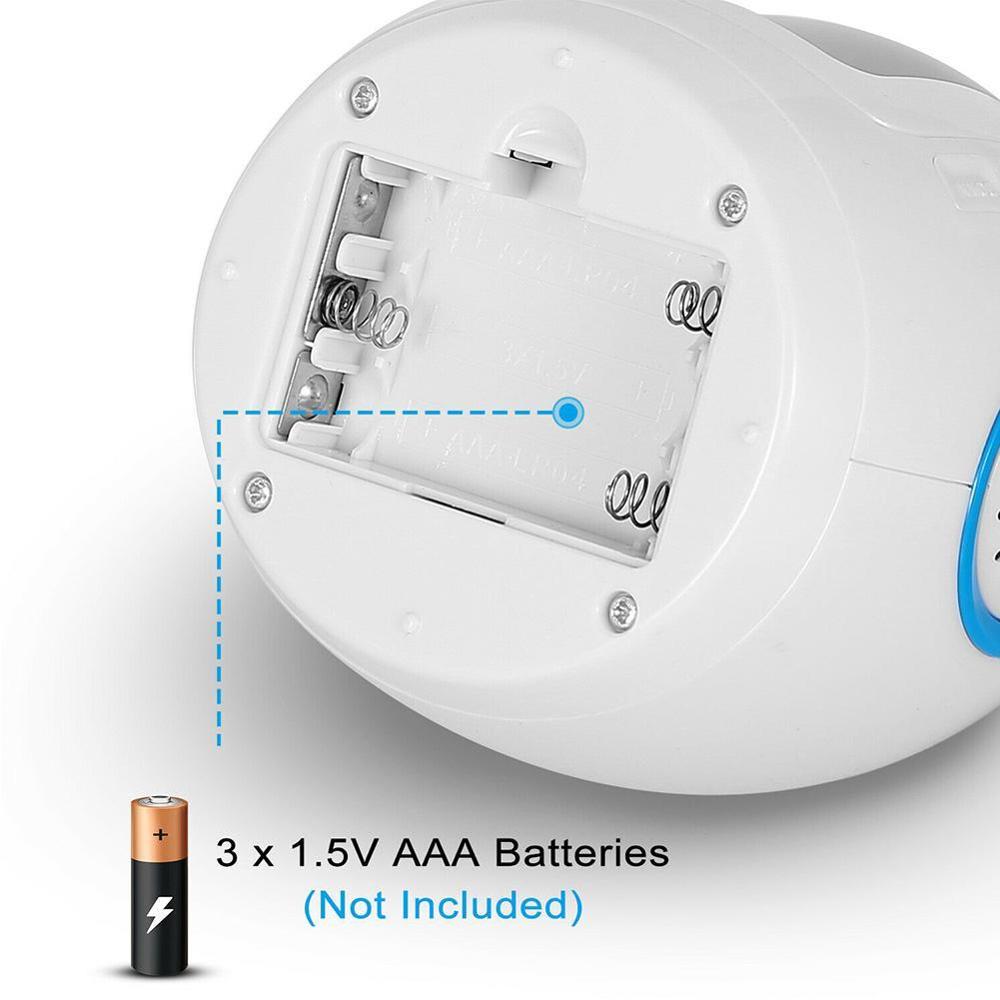 Muziek sterrenhemel kleurrijke projectie wekker kamer nachtlampje decoratie projectorlamp kleurverandering multifunctioneel gloeiend