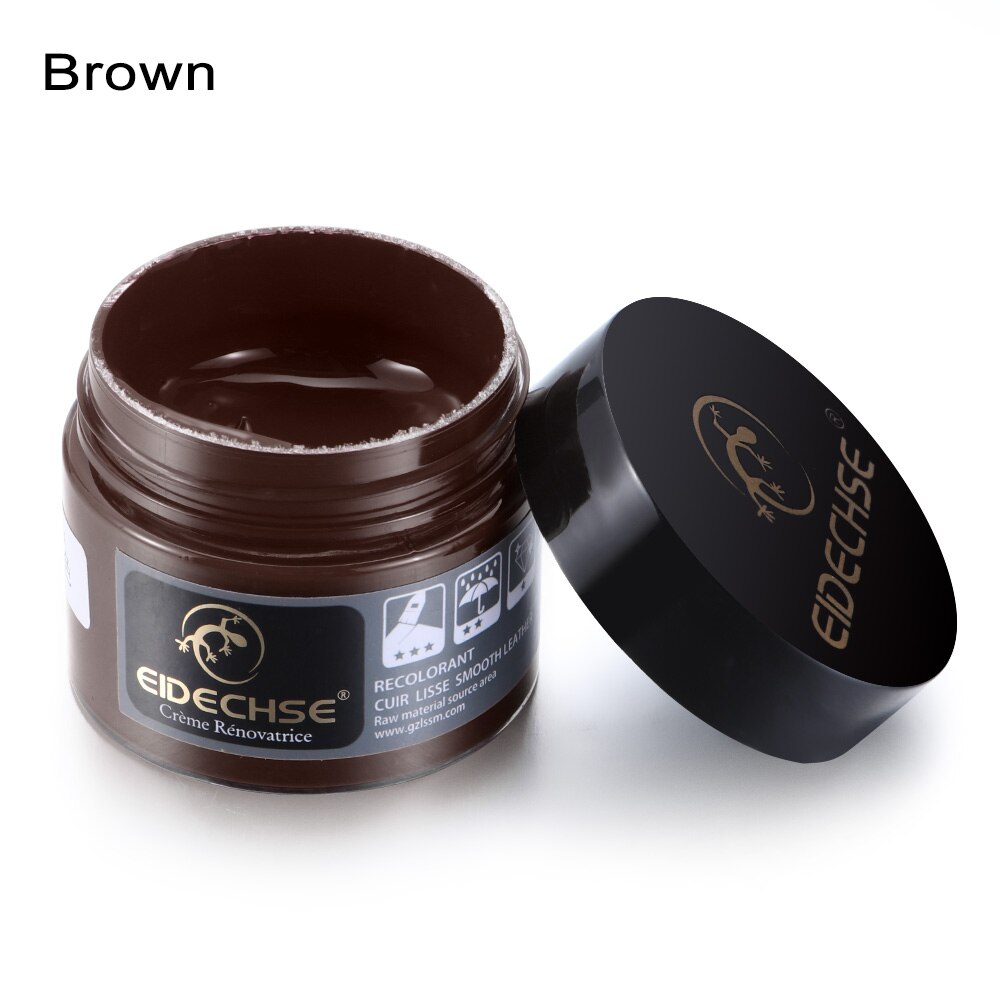 Leather Repair Cream Dye Colour Restorer Color Paste For Car Seat Sofa Car Faded Worn Repair Refurbish Tools Scratch Cracks: brown1