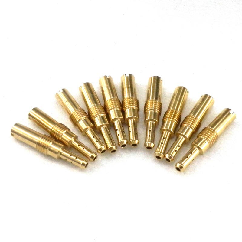 10 pz PWK PWM Jet Moto Carburatore Getti Principali Getti Pilota lento per Keihin OKO CVK NSR KSR carboidrati impostato Iniettore Ugello Carburador