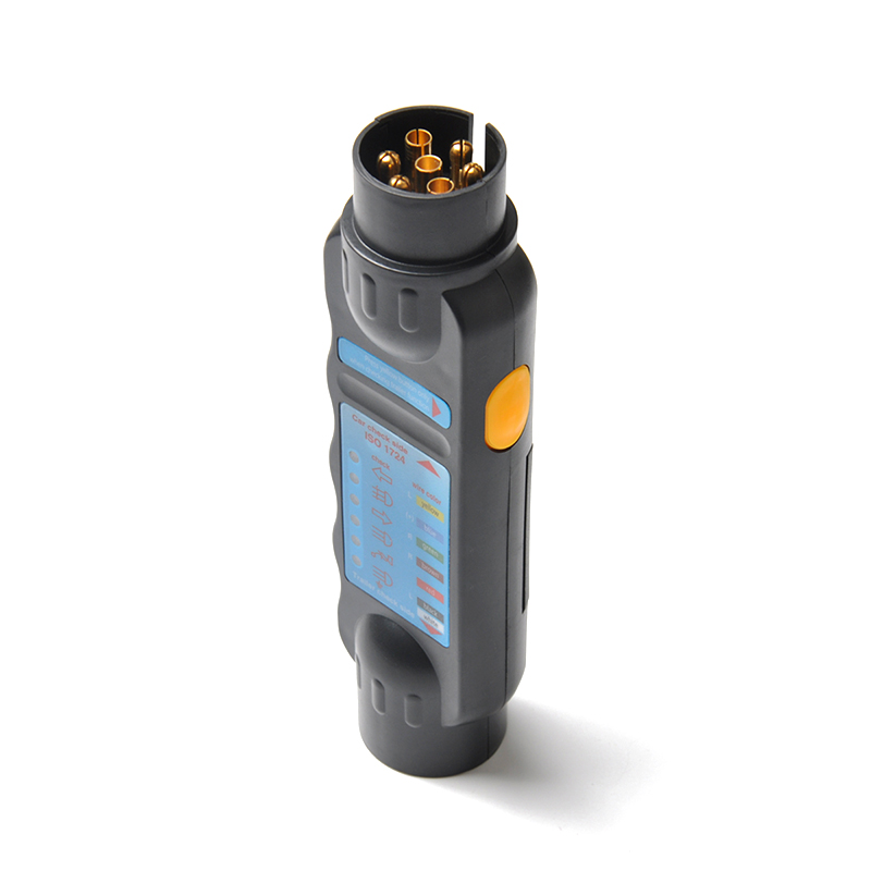 Luces de remolque de coche y remolque, probador de circuito de cableado de Cable de enchufe y enchufe de 12V y 7 pines, accesorios de camión, accesorios de Caravana