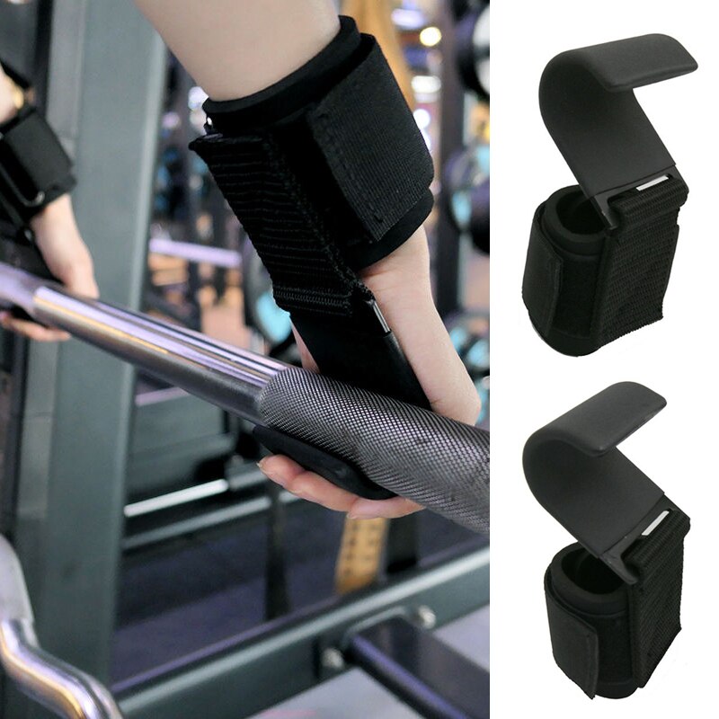 1 paar Gewichtheben Griffe Straps Haken Horizontale Bar Training Fitness Handgelenk Unterstützung Hantel Gewichtheben Schutz Getriebe