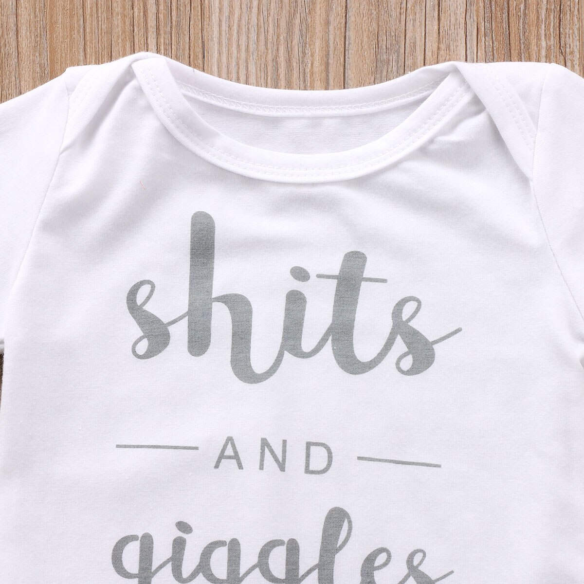 Cotton Newborn Baby Boy Girl Letter Printed Romper Jumpsuit Clothes Sunsuit Outfit Baby Clothing