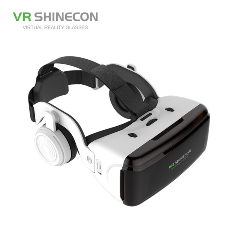 Original VR SHINECON BOX Virtual Reality 3D Glasses Headset Helmet for IOS Android Smartphone With remote control