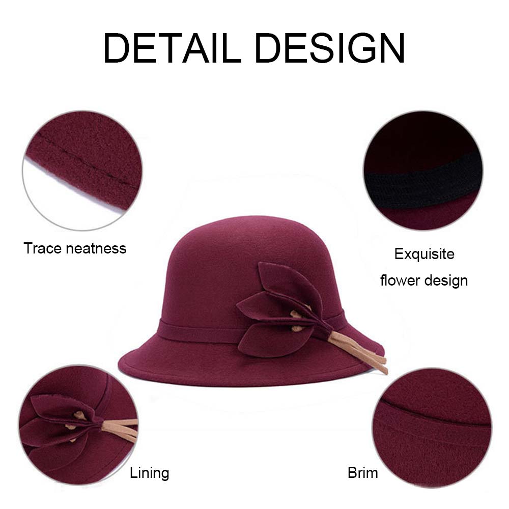 Sombrero redondo de flores de lino para mujer, sombrero redondo Billycock, Retro Vintage, Bowler, gorras de princesa, sombrero gorra de Jazz para mujer