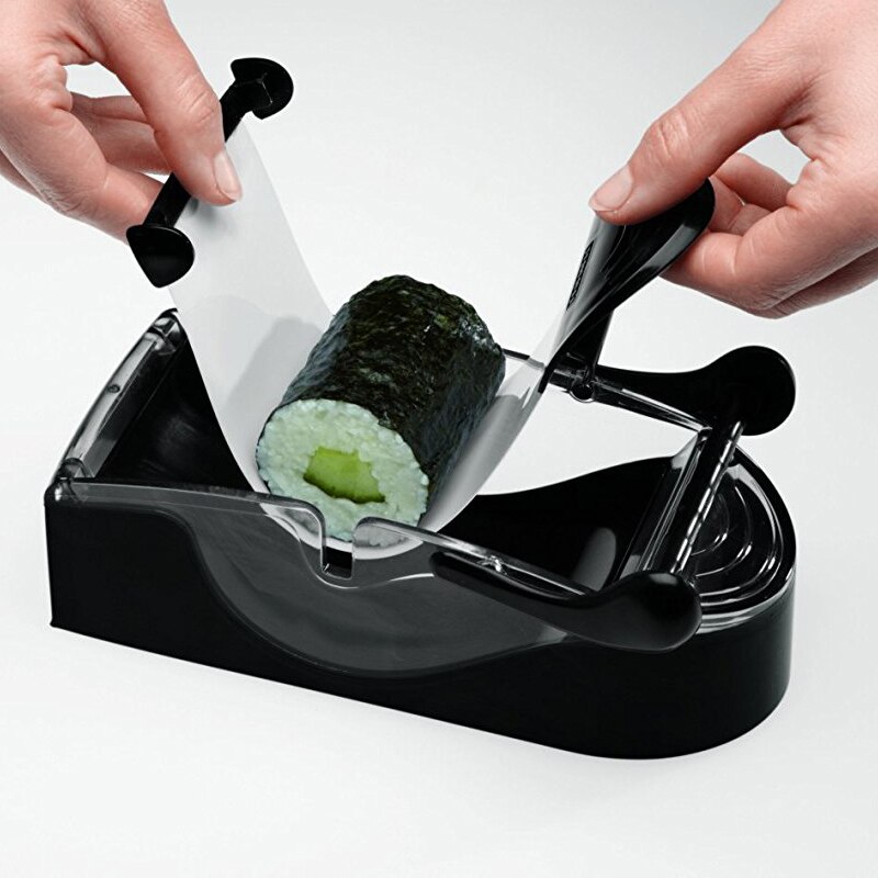 Magisk sushirullmaskin plastrullmaskin för att göra sushi diy bazooka -formad sushi -formmaskin köksverktyg bpa gratis