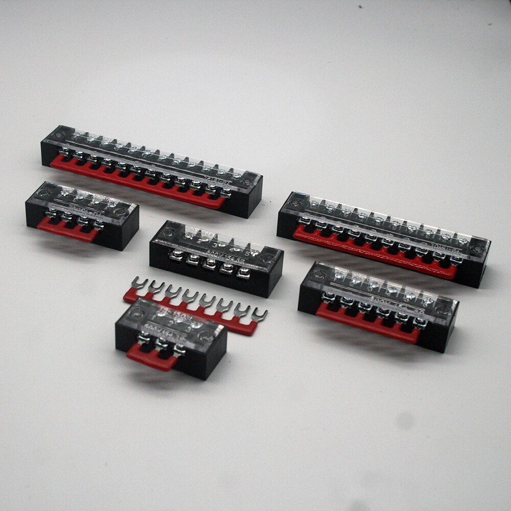 600V 15A barrier strip terminal block wire connector tb-1503 tb1504 tb1505 tb1506 tb-1510 tb-1512 with 1pcs connector