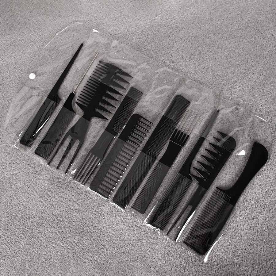 Peigne Noir Professionnel Longueur 21 Cm - Pour Tous Types De Cheveux - Neuf Sous Blister BEAUTY CARE