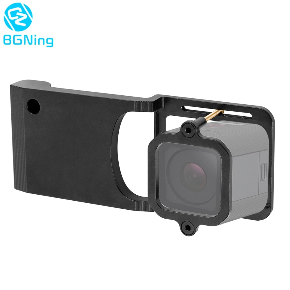 Cámara Gimbal Mount adaptador de interruptor placa con bola de cabeza para la Gopro Hero 7/6/5/4 sesiones deportes Cam para Osmo Zhiyun Feiyu