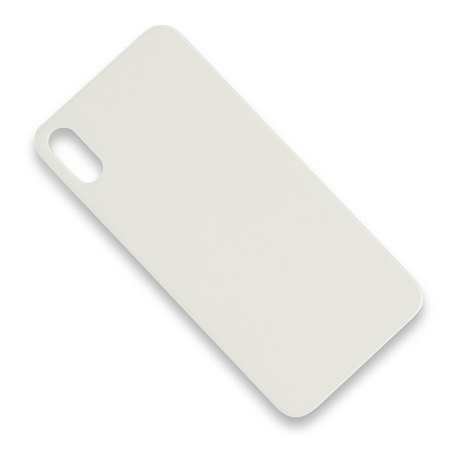 Terug Glas Met Grote Camera Gat Voor Iphone X Xs Xs Max Terug Batterij Deur Glass Cover Vervanging Reparatie, ruimte Grijs Wit Goud