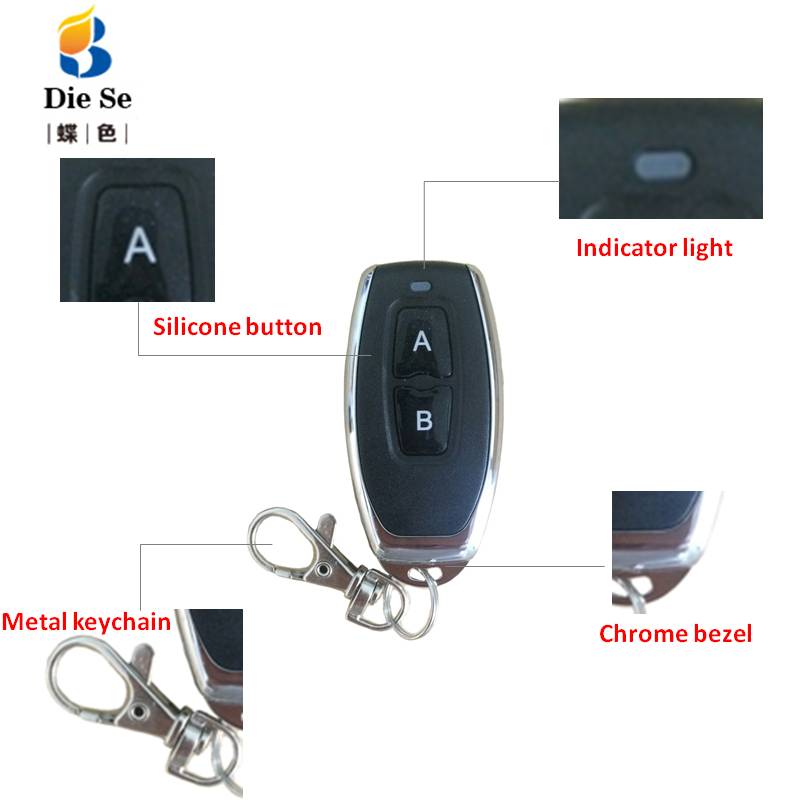 High-Power 5000W 433MHz RF Remote Control AC 75V~220V transmitor Receiver for Factory Farm Office Ventilation Pump LED Light