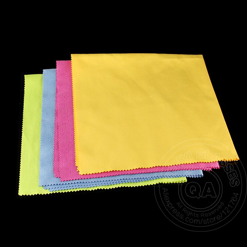 Chiffon microfibre de grande taille 40x40cm, nettoyeur de lentilles d&#39;appareil photo, pour lunettes, lingette de lunettes de soleil, plumeau de bijoux