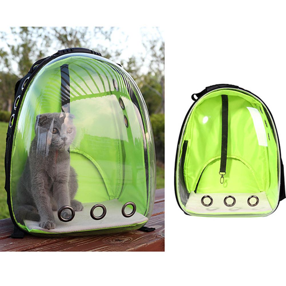 Ademend Huisdier Kat Hond Rugzak Ruimte Capsule Reistas Huisdier Kat Hond Carrier Rugzak voor Outdoor Carrying: green