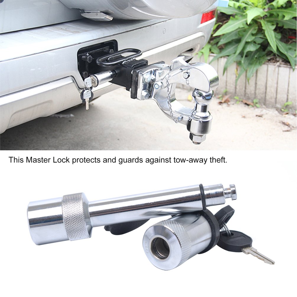 Waterproof Long Shackle Hitch Pin Coupler Latch Trailer Hitch Receiver Lock Hitch Pin Tow Bar Tongue Anti Theft