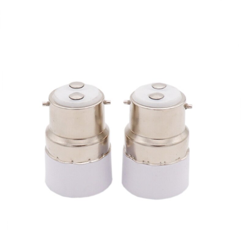 Led lyspære socket  b22 to e14 adapter led lampe pære sokkel holder omformer brannsikkert materiale for hjemmet
