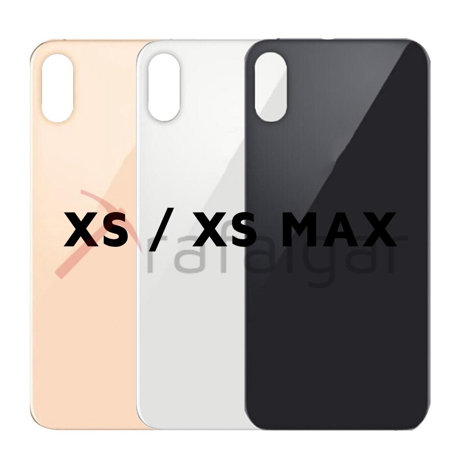 Bez LOGO dla iPhone X XR XS MAX tylna pokrywa baterii tylna szklana obudowa obudowa obudowa części zamienne