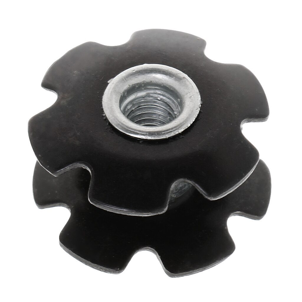 10 Pcs Headset Flanged Star Nut Washer Universal For 1-1/8"/28.6mm Mountain MTB Bike Stem