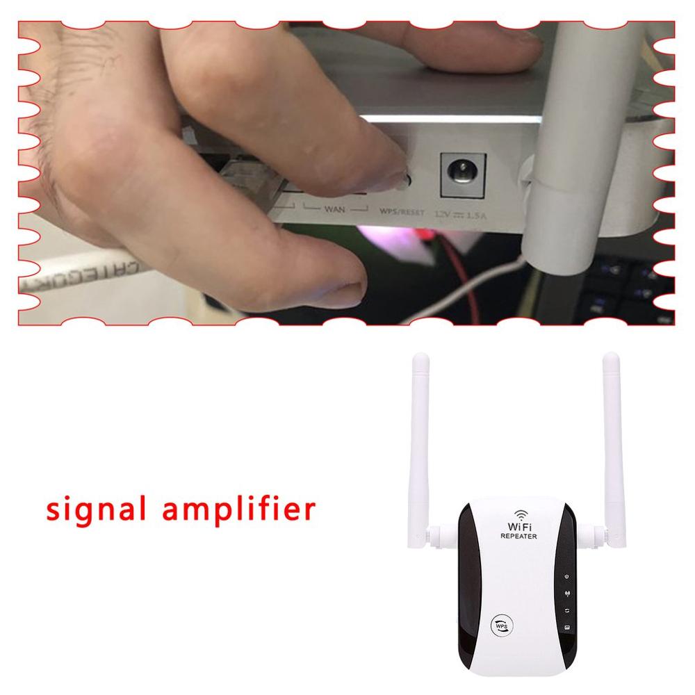 Draadloze Repeater Wifi Signaal Extender Router 300Mbps Wifi Signaal Versterker 2.4G Wi-fi Ultraboost Access Point