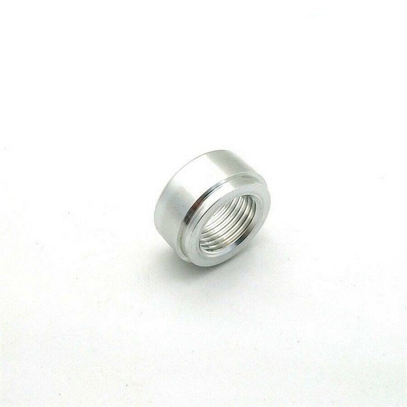 2 uds accesorios de coche 1/2NPT tuerca de soldadura hembra soldadura de aluminio en tapón de ajuste