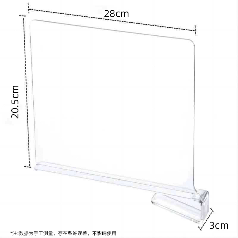 Estante de armario transparente para organizador de guardarropa, divisor de tela, deflector divisor de estantería, 4/6/8 Uds.
