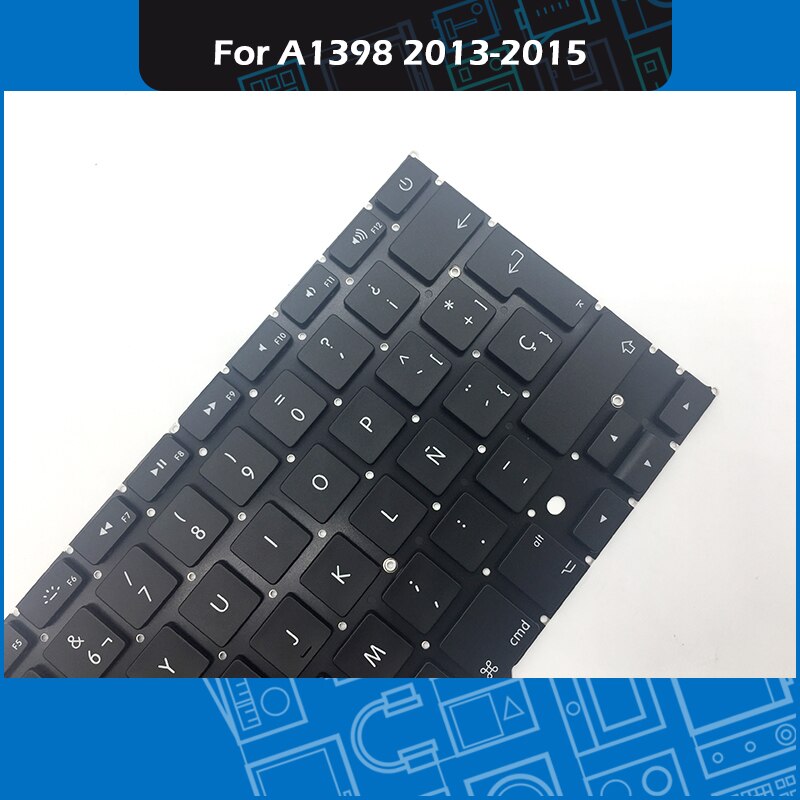 A1398 Spanish Keyboard For Macbook Pro Retina 15" A1398 Spain Keyboard Replacement Late Mid Mid