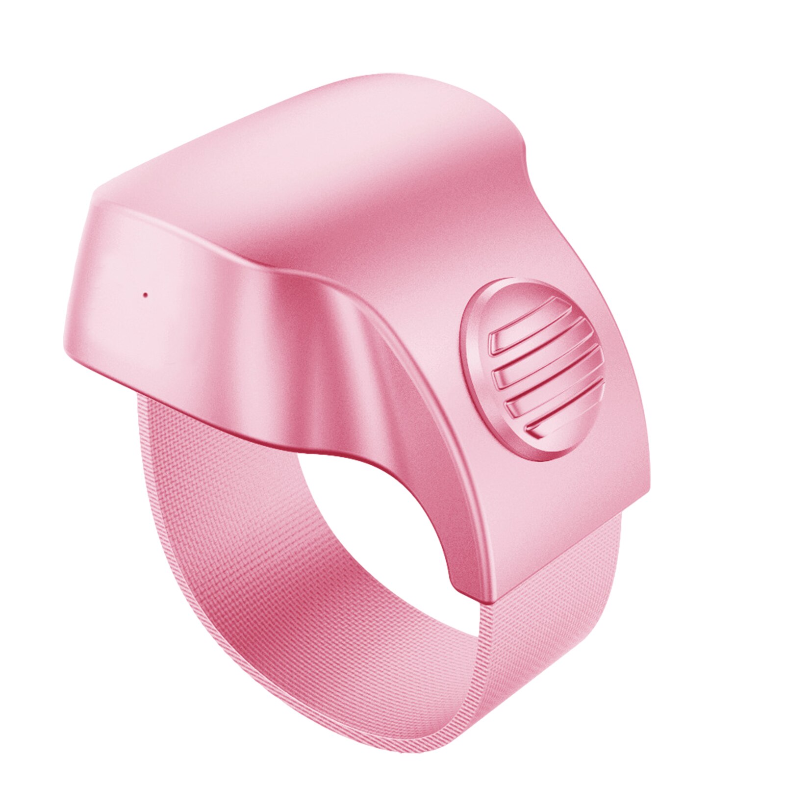 Adjustable Multifunctional Wearable Devices Smart Finger Ring Phone Bluetooth Ring Remote Control E-book Page Turner Ring: Pink