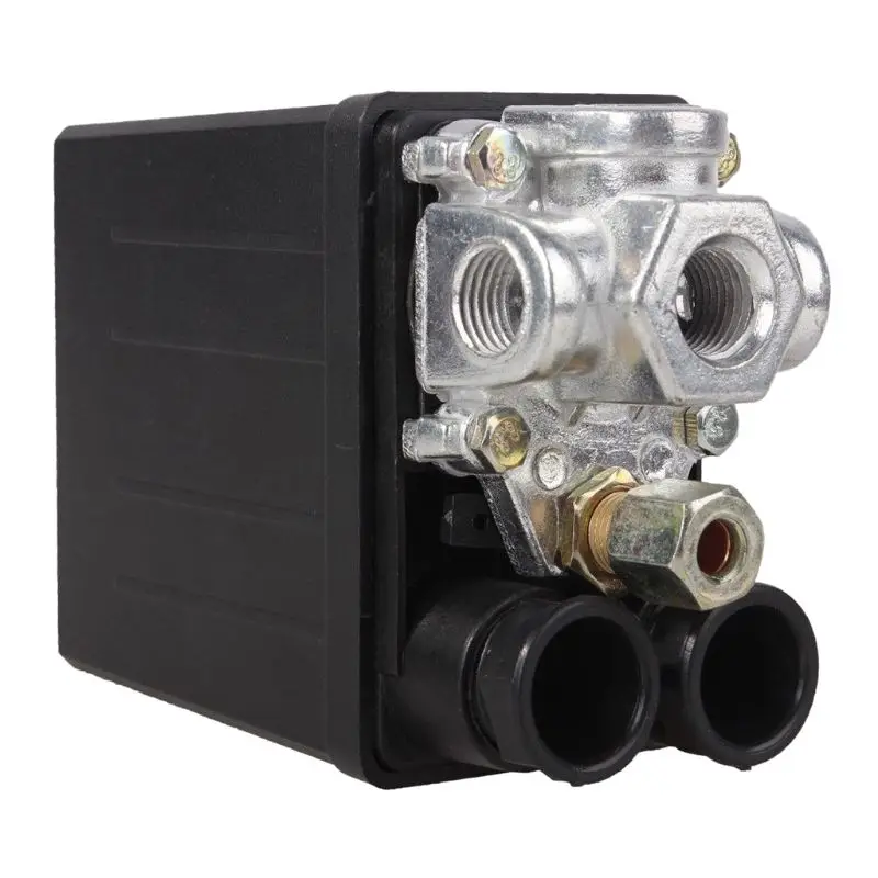 Heavy Duty Air Compressor Pressure Switch Control Valve 90-120PSI 1/4 Port for Small Compressing Machine