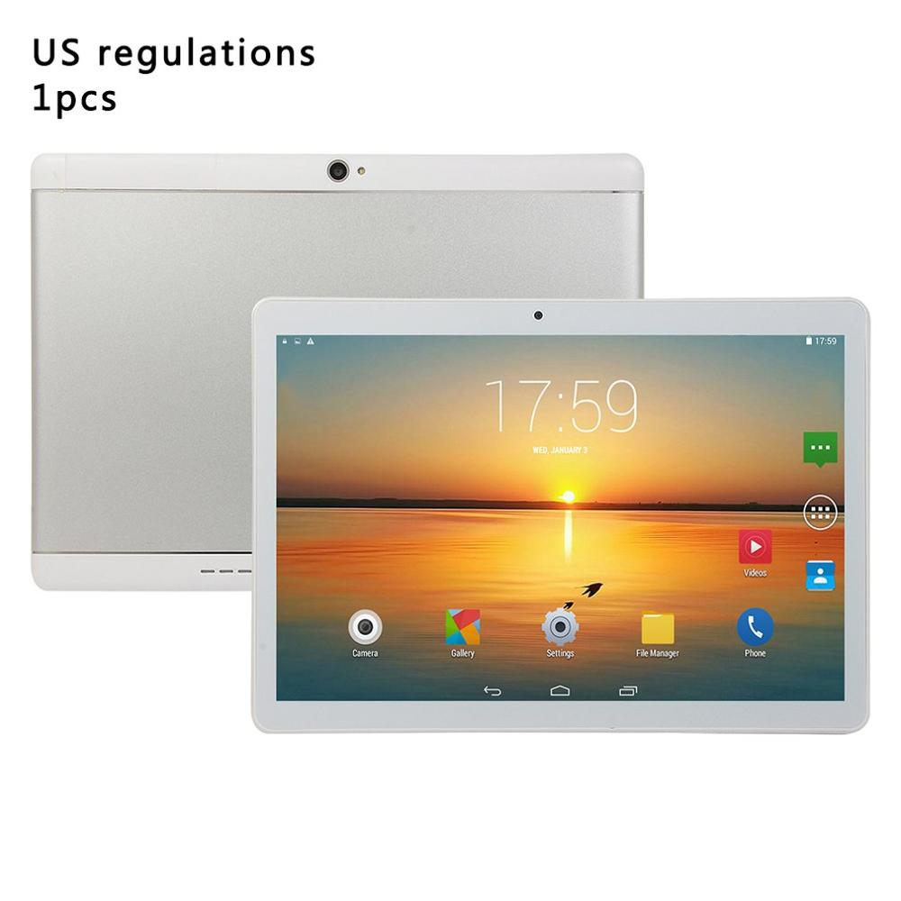 10 Inch Tablet Computer Ips Hd Screen Wireless Gps Android Tablet Ips Hd Screen 10-Inch Tablet Pc Round Hole: Silver US