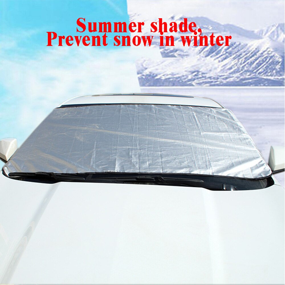 Universal Car Car shield half cover Front Glass snow protection Anti-icing Insulated car cloth Hatchback sedan SUV Car Accessory