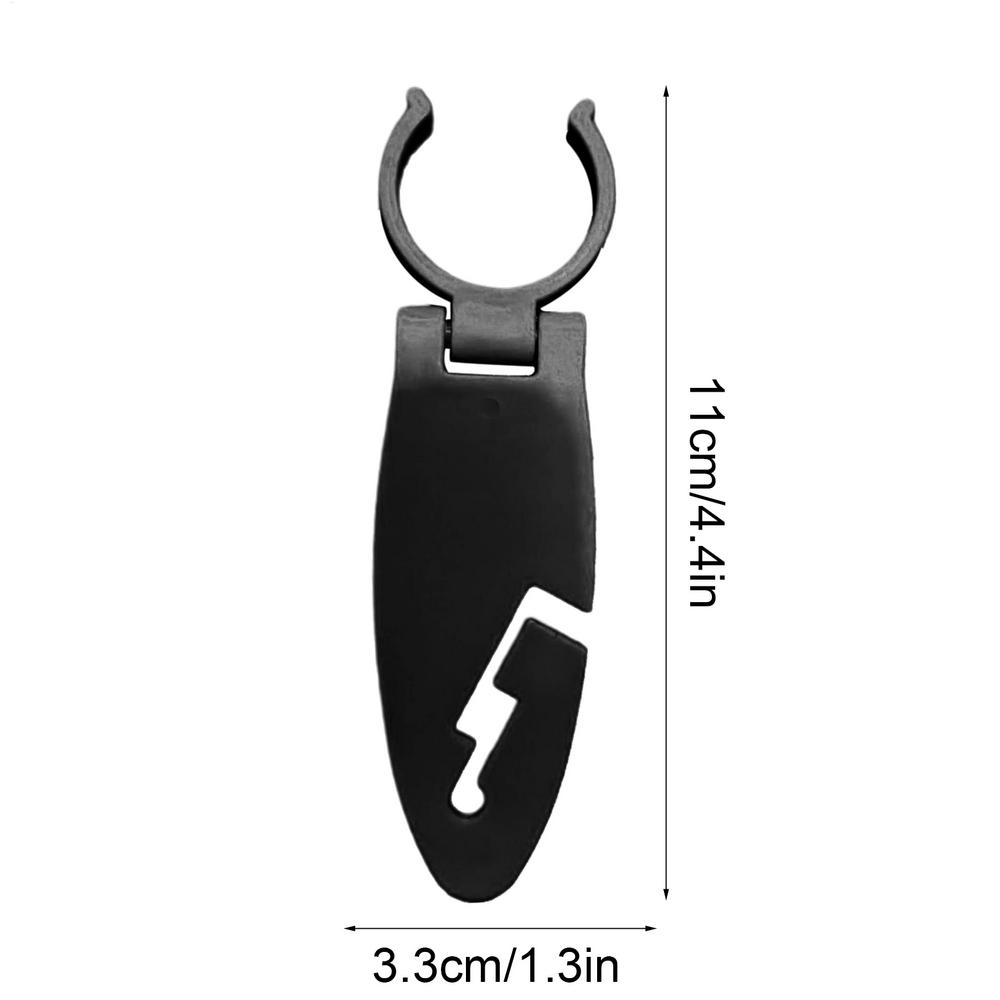 2 Stück Stand Up Paddle Board Clips Doppelpadel Board Halter Erweiterbare Befestigungsklemmen für Kajakfahren Wassersport Zubehör: schwarz