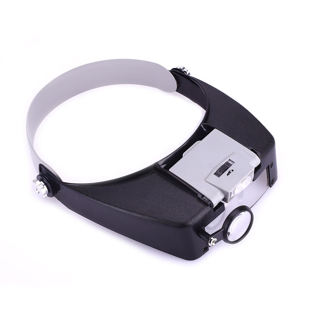LED Head-mounted Watch Maintenance Magnifying Glasses For Reading Optivisor Magnifying Glass Loupes Jewelry Watch Repair Tool: Default Title