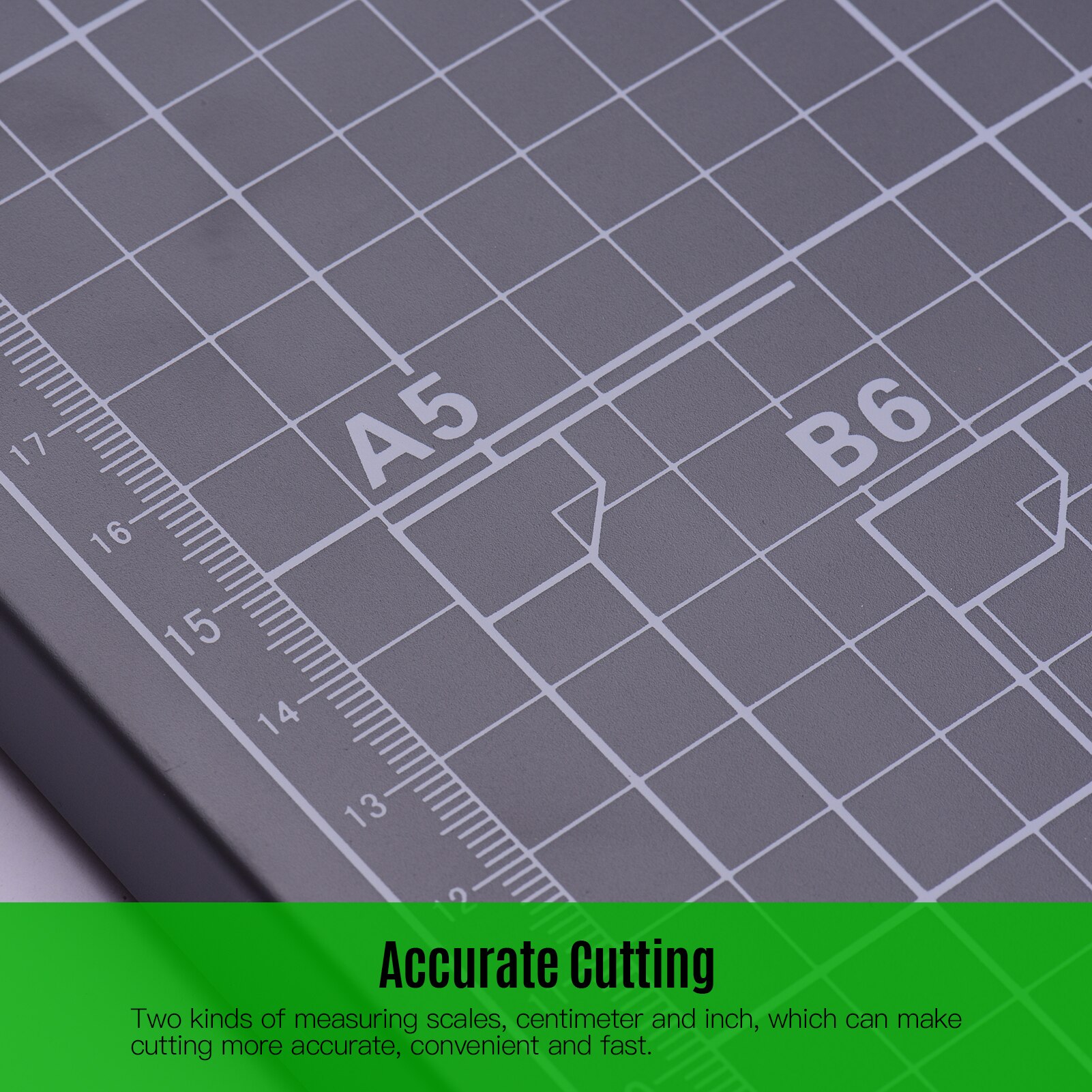 Multi-Functional 3-in-1 Paper Trimmer A4 Paper Cutter Straight Skip Wave Cutter with 12.6 Inch Cut Length for Card Laminated