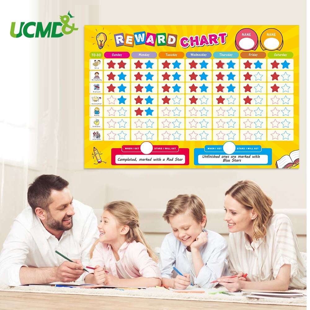 Kids Magnetische Beloning Grafiek Set Goed Gedrag Karwei Beloning Grafiek Voor Leren Regels Dagelijkse Planner Tijd Kalender Leermiddelen Speelgoed