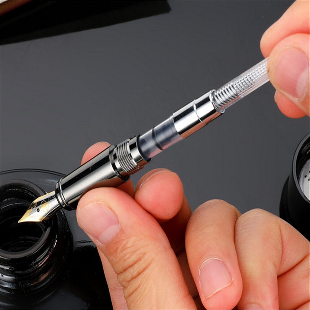 Luxury Gray Line Business office Fountain pen School student office supplies pen