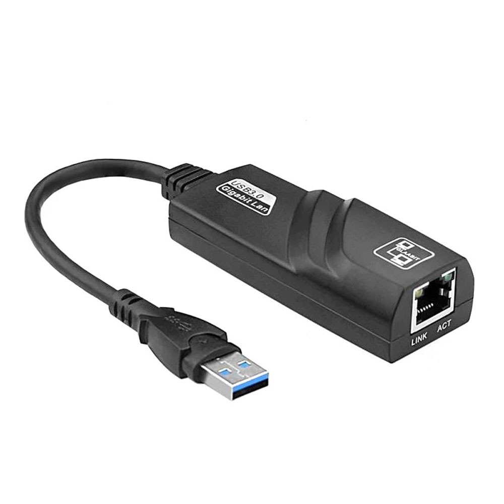 Dongle wi-fi placa de rede usb para antena lan 1000 mbps adaptador wifi usb adaptador 3.0 gigabit usb ethernet: Default Title