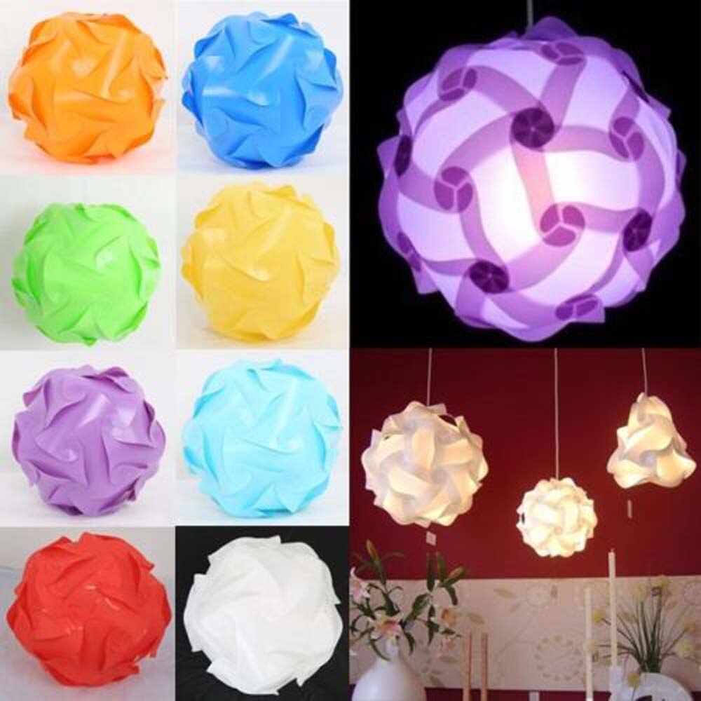 Elements Modern IQ Puzzle Jigsaw Light Lamp Shade Ceiling Lampshade DIY Chandelier Light Lamp