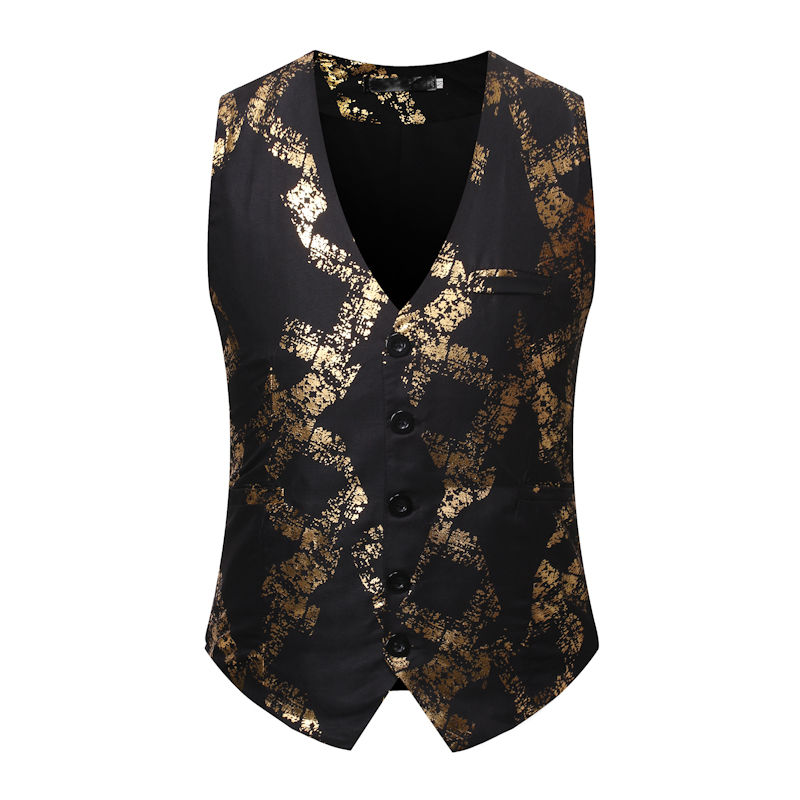 Mens Steampunk Gothic Pak Vest Brand Slim Fit Mouwloze Vest Mannen Party Nachtclub Colete Masculino Sociale Blazer