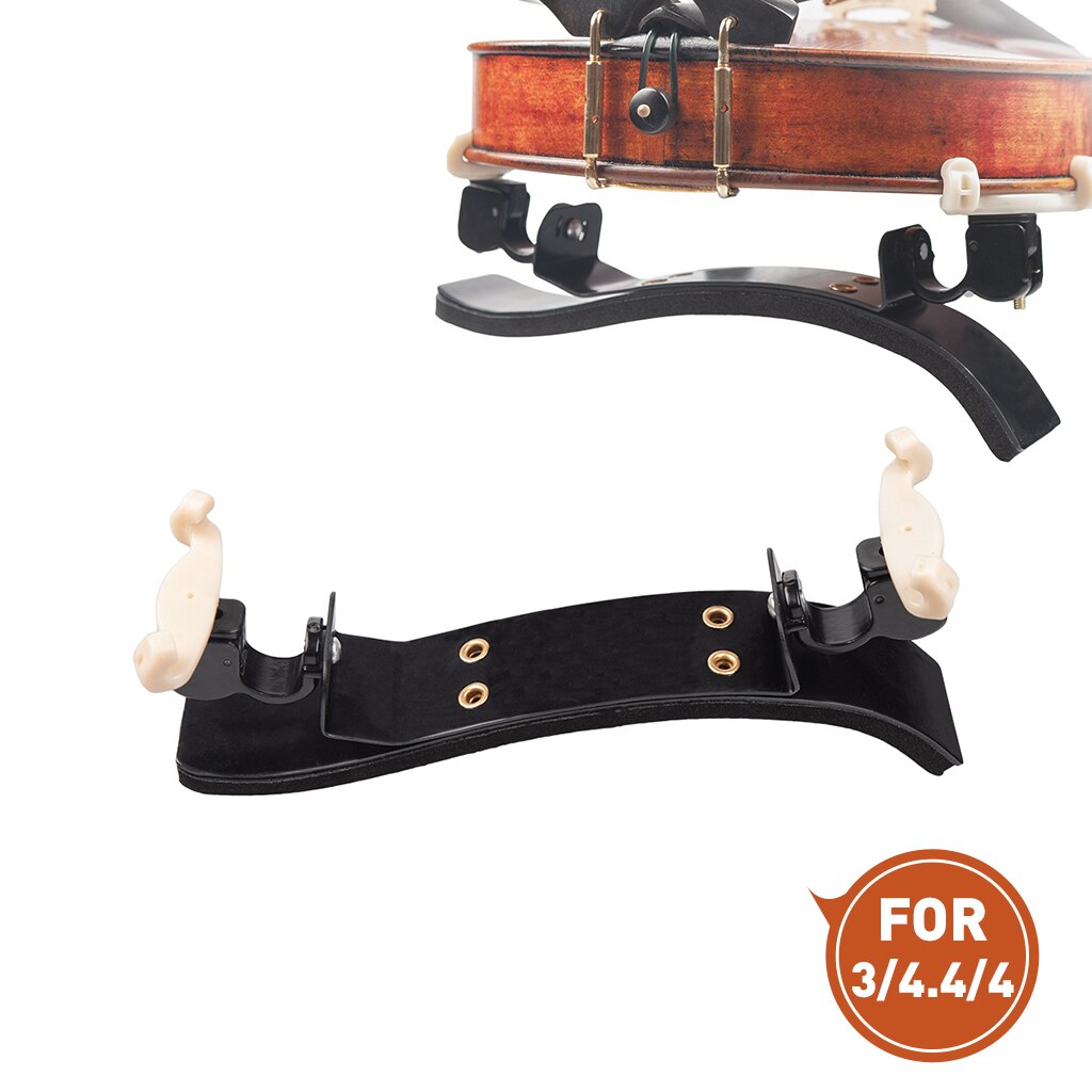 Adjustable Violin Shoulder Rest 3/4 4/4 Violin Pad Support Parts Fittings Bon Violin Shoulder Rest Foam Wood Violin