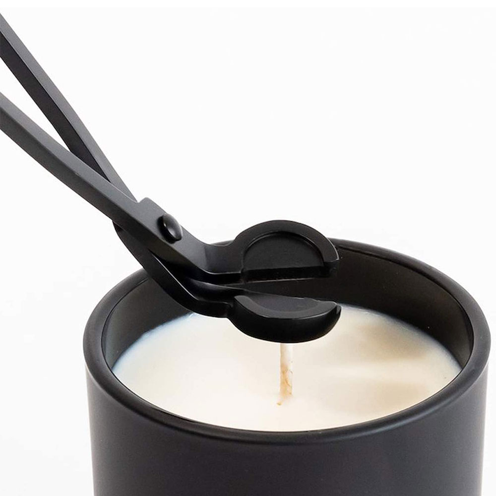 Black Rose Gold Silver Red Bronze Candle Wick Trimmer Stainless Steel Candle scissors trim wick Cutter Snuffer Round head 18cm