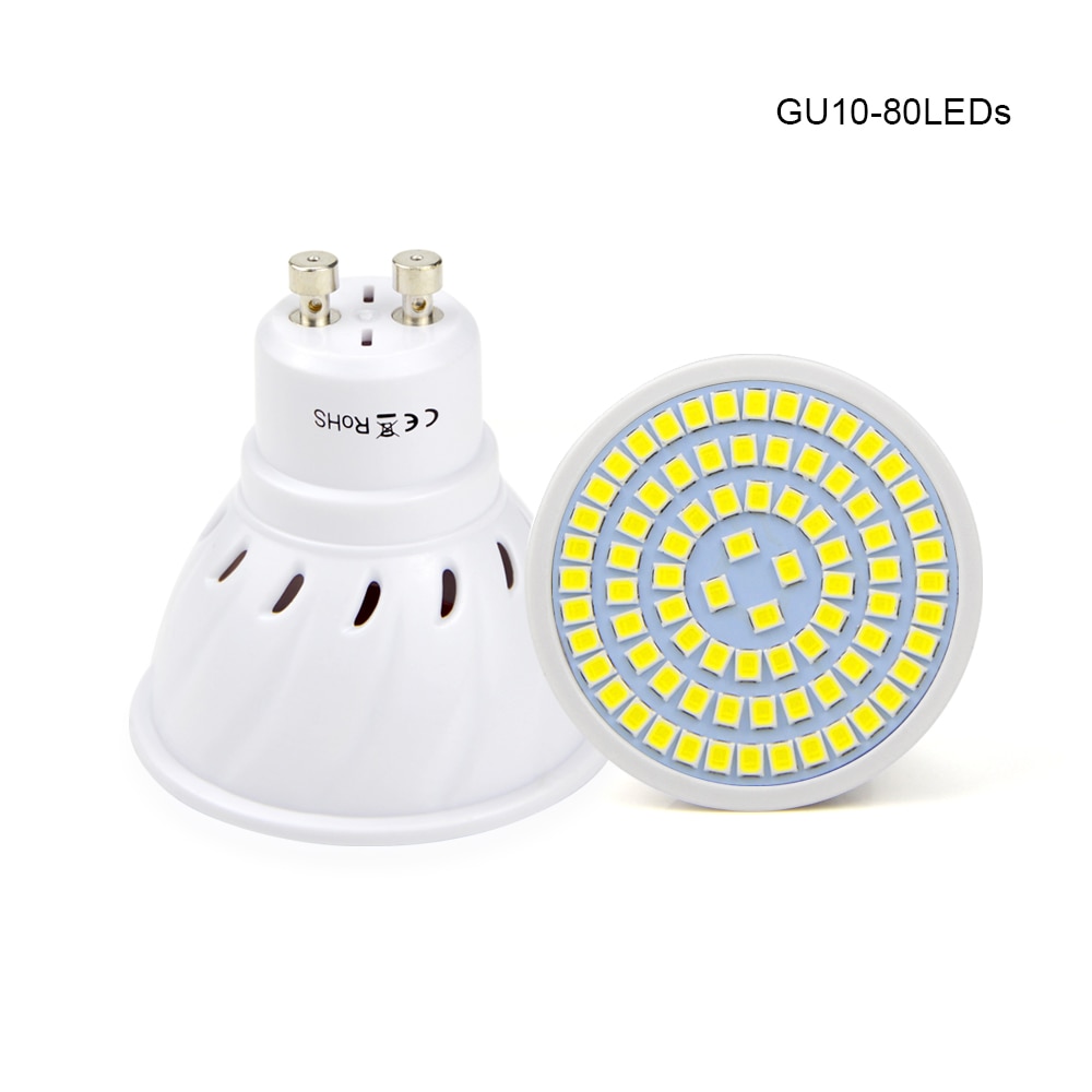 1Pcs LED Spotlight Bulb GU10 MR16 E27 5W 7W 9W LED Bulb lamp 220V 48LED 60LED 80LED Kitchen Corridor Stairs Balcony lighting