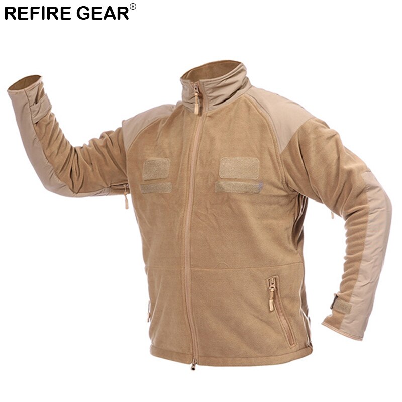 Refire varusteet talviulkoilu fleece takit miesten lämmin lämpö tuulitakki metsästys vaellus retkeily kalastus takki takit vaatteet miehet