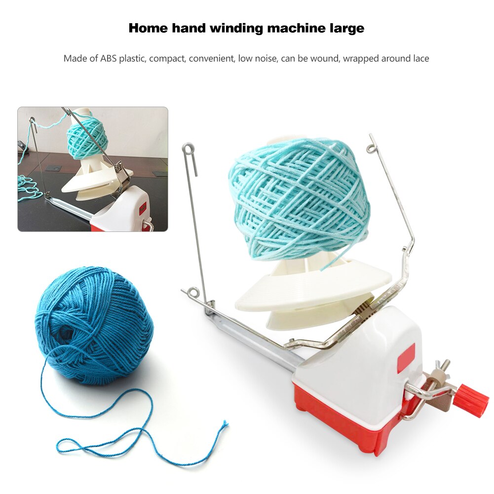 DIY Sewing Hand Operated Wool Winder Holder String Ball Coiler for Yarn Winder Fiber Wool String Ball Thread Skein Cable Winder